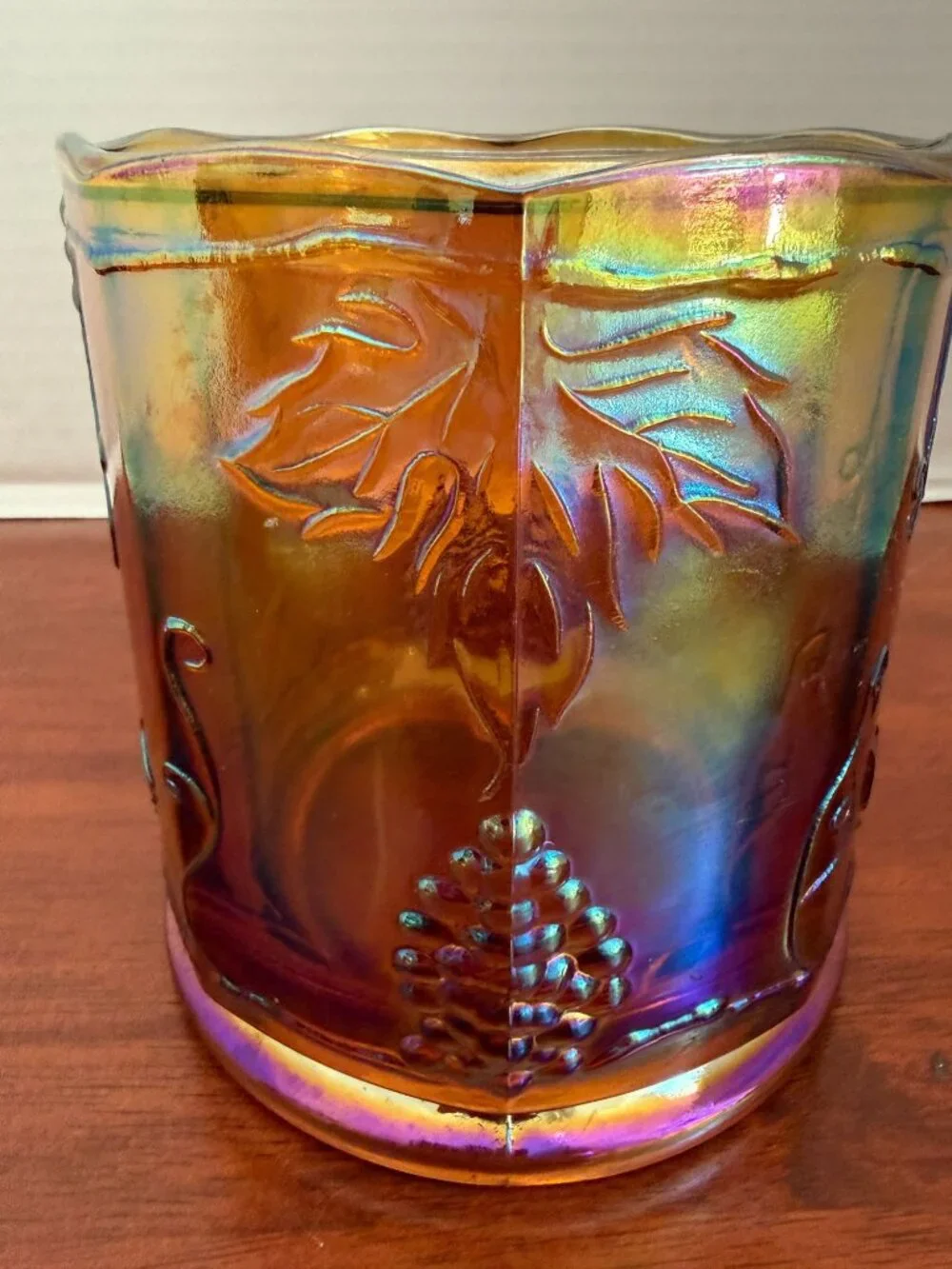 Vintage Indiana Glass Harvest Grape Marigold 7